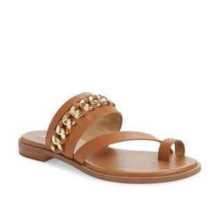 🆕 NIB 🍒 Bergen Curb Chain Slide Sandals